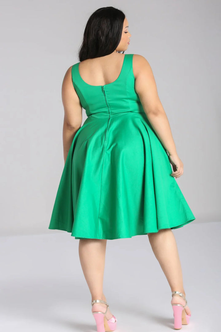 Heidi Dress - Green - Preorder for dispatch 6th of August