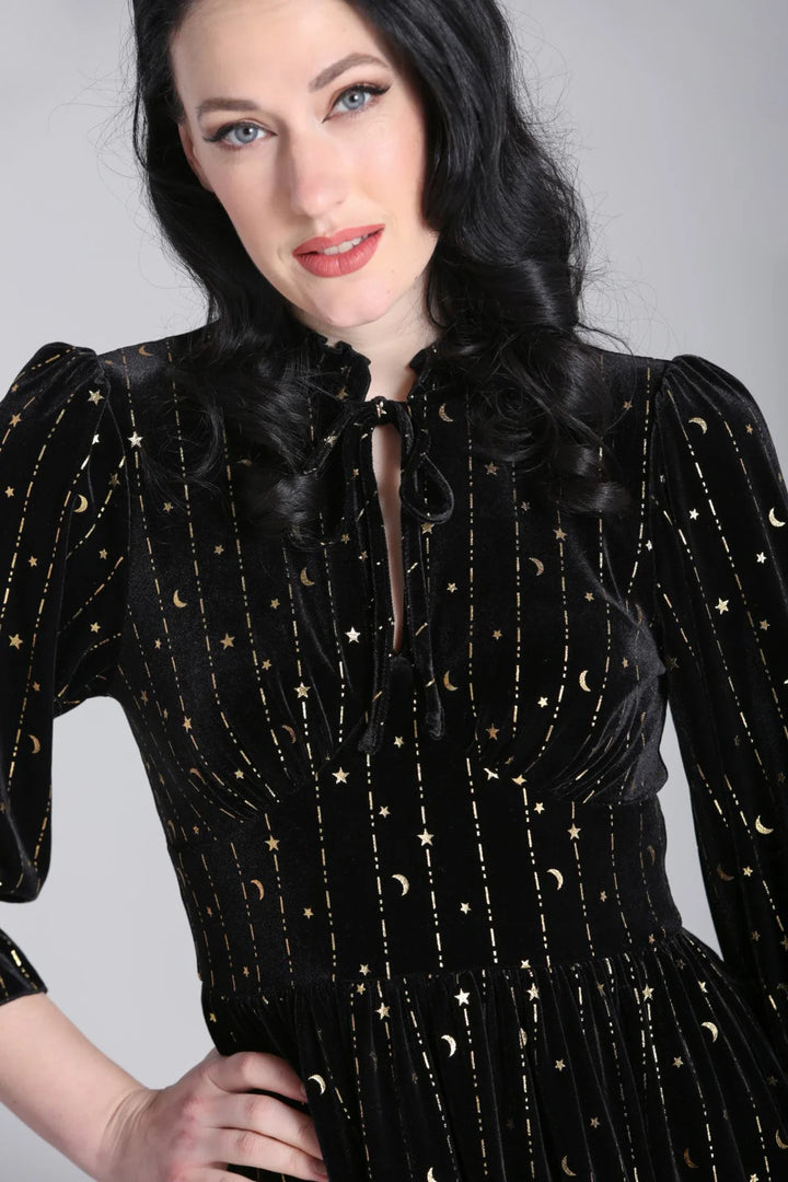 PREORDER - Black Galactica Dress - Estimated dispatch 30th of June