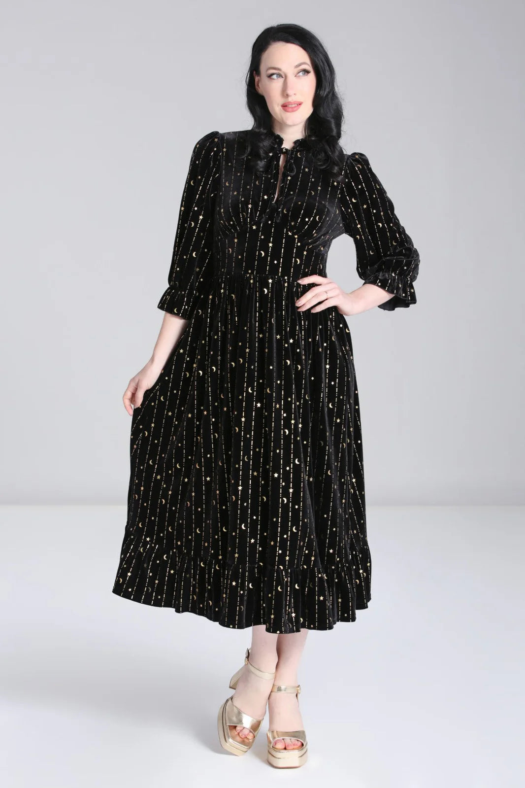 PREORDER - Black Galactica Dress - Estimated dispatch 30th of June