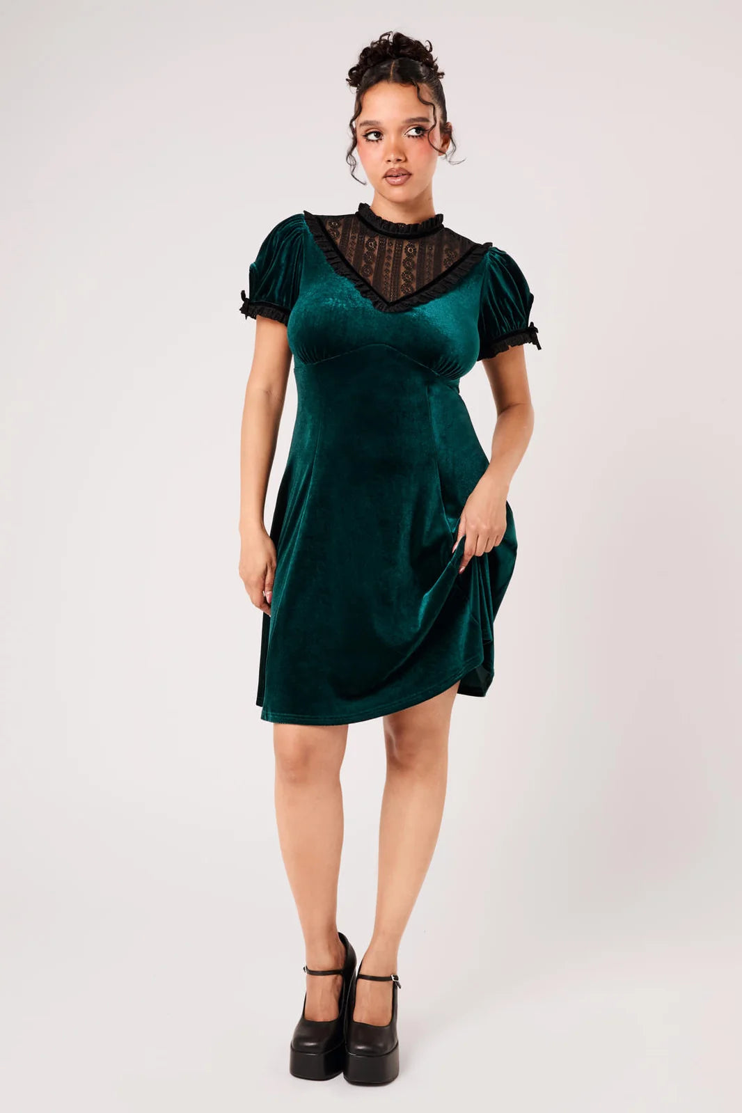 PREORDER - Mourning Dress in Green - Estimated dispatch 21st of October