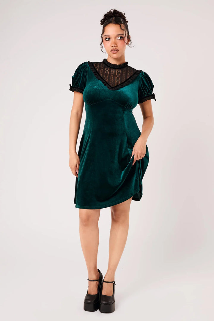 PREORDER - Mourning Dress in Green - Estimated dispatch 21st of October