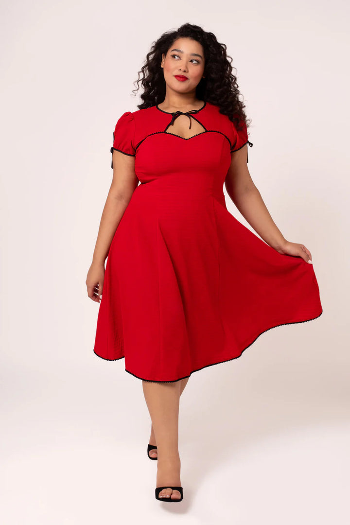 PREORDER - Casey Dress in Red - Expected dispatch date 24th of June