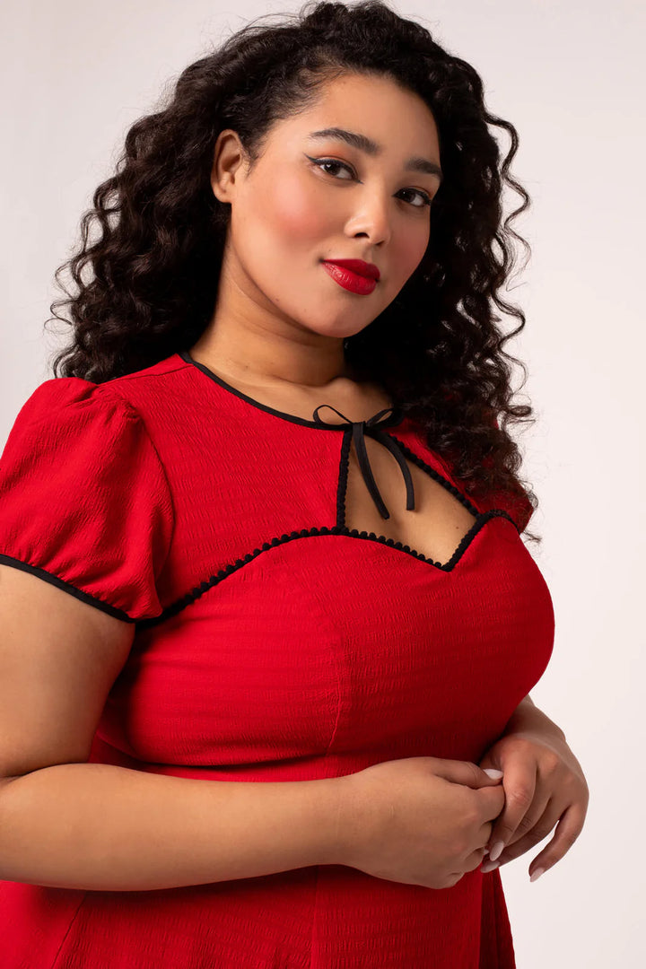 PREORDER - Casey Dress in Red - Expected dispatch date 24th of June