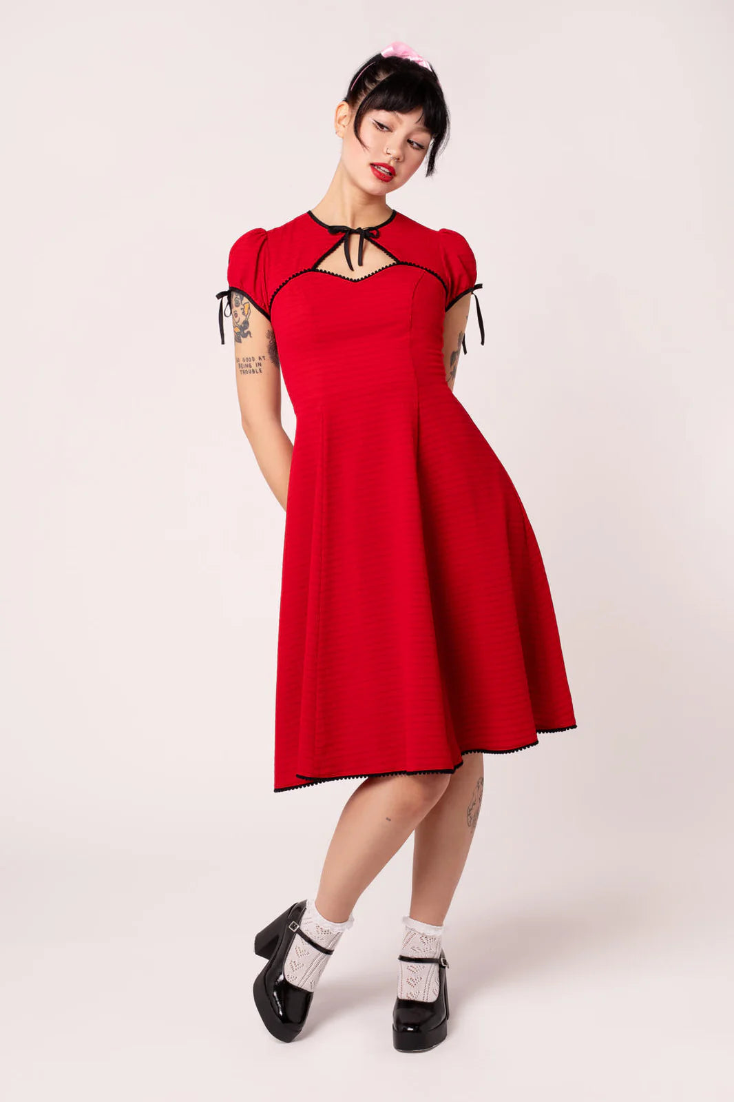 PREORDER - Casey Dress in Red - Expected dispatch date 24th of June