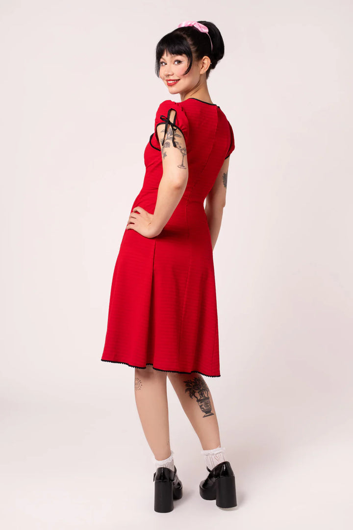 PREORDER - Casey Dress in Red - Expected dispatch date 24th of June