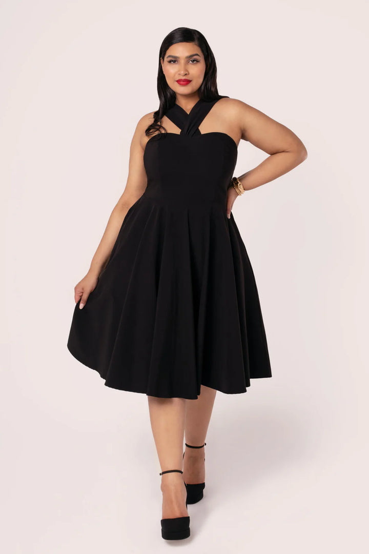 Gina Dress in Black - Preorder for dispatch 3rd of September