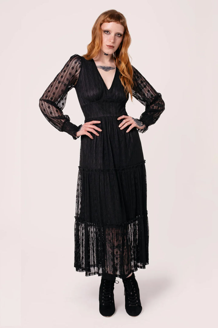Rhianne Dress in Black - Preorder for dispatch 12th September