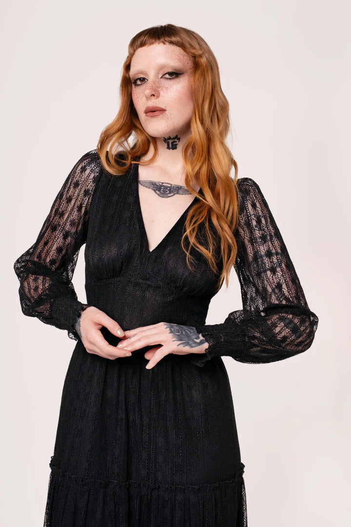 Rhianne Dress in Black - Preorder for dispatch 12th September