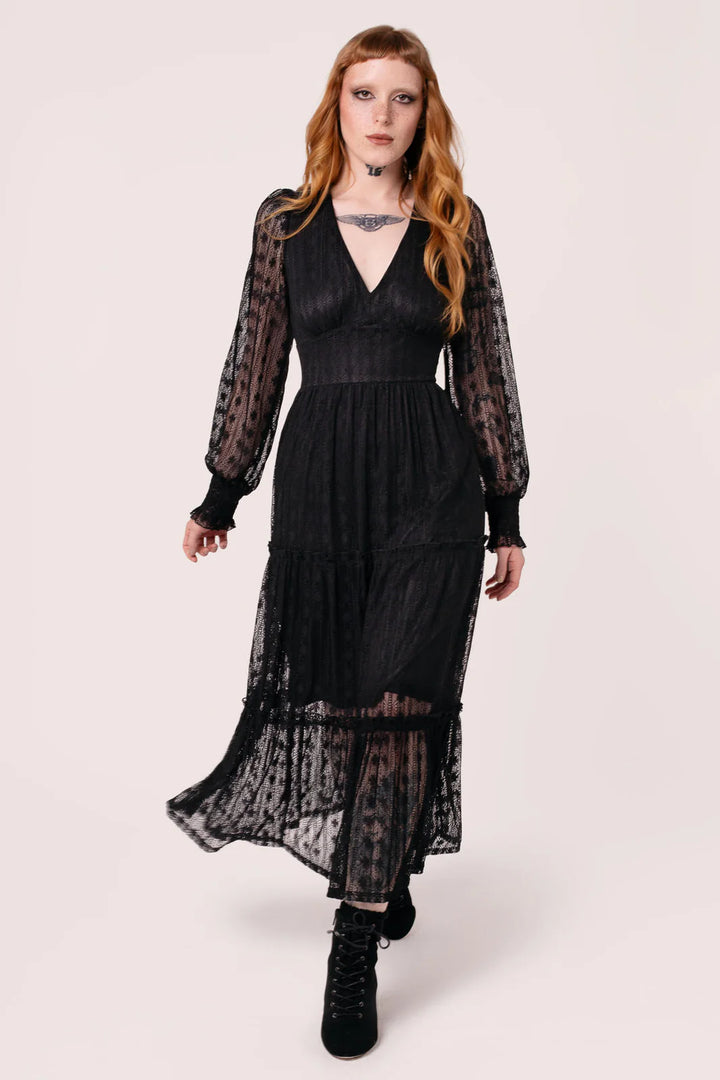 Rhianne Dress in Black - Preorder for dispatch 12th September