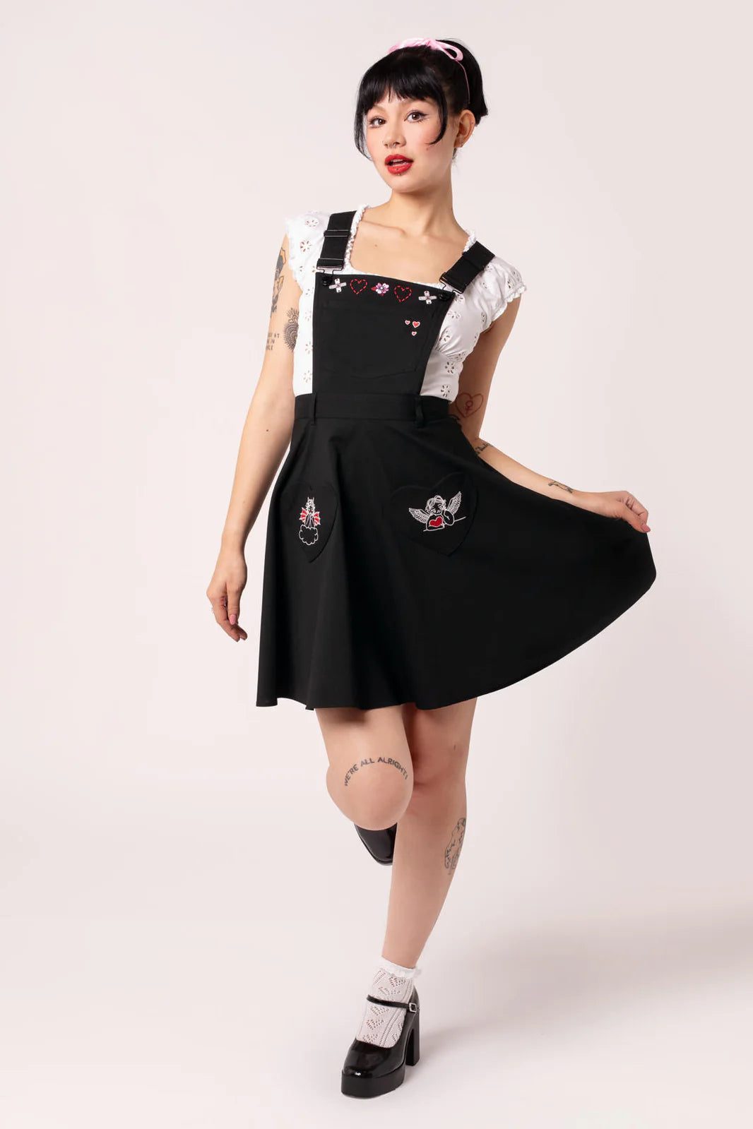 PREORDER - Cupid Pinafore Dress - Estimated dispatch 2nd of February