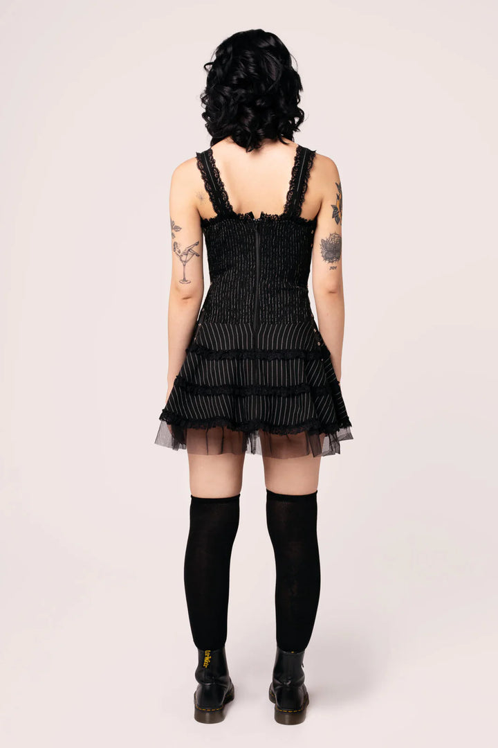 Harley Pinstripe Dress - Preorder for dispatch 3rd of September