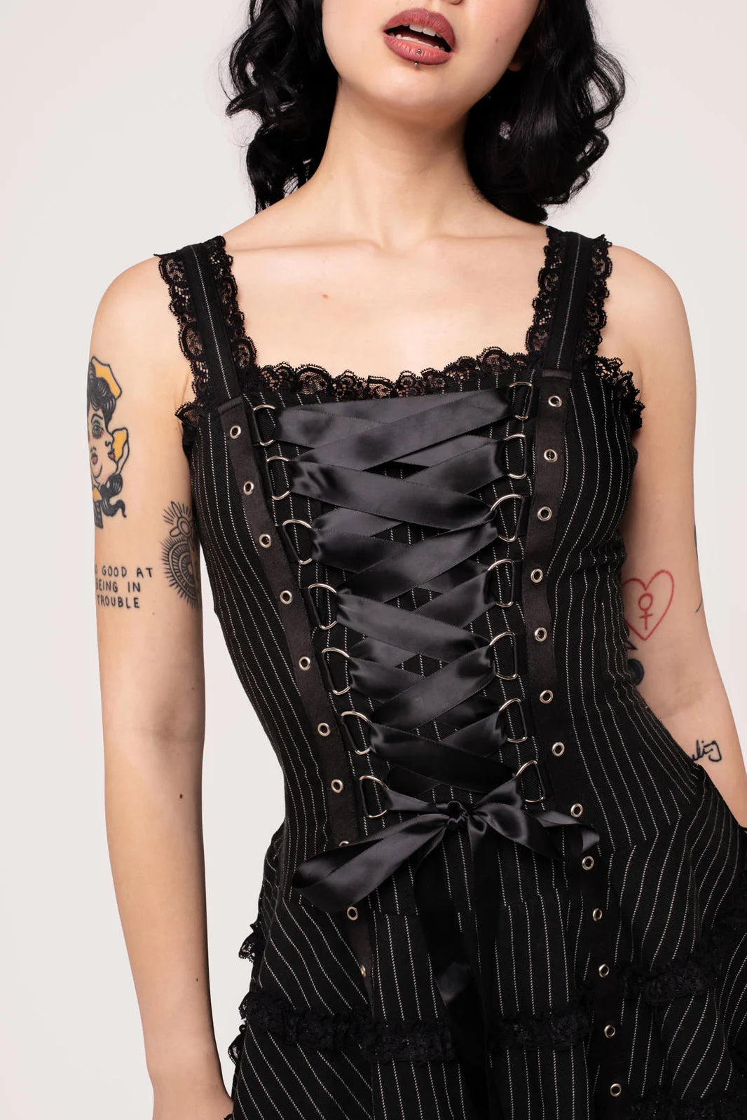 Harley Pinstripe Dress - Preorder for dispatch 3rd of September