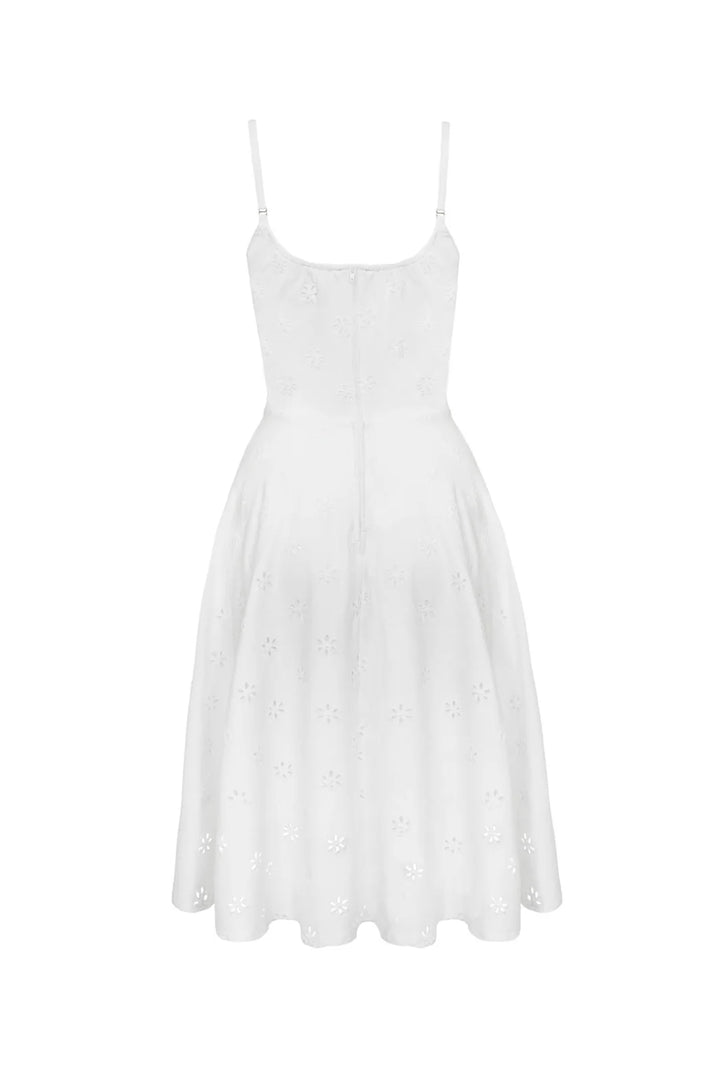 PREORDER - Sammy Jo Dress in White - Expected dispatch date 16th of June