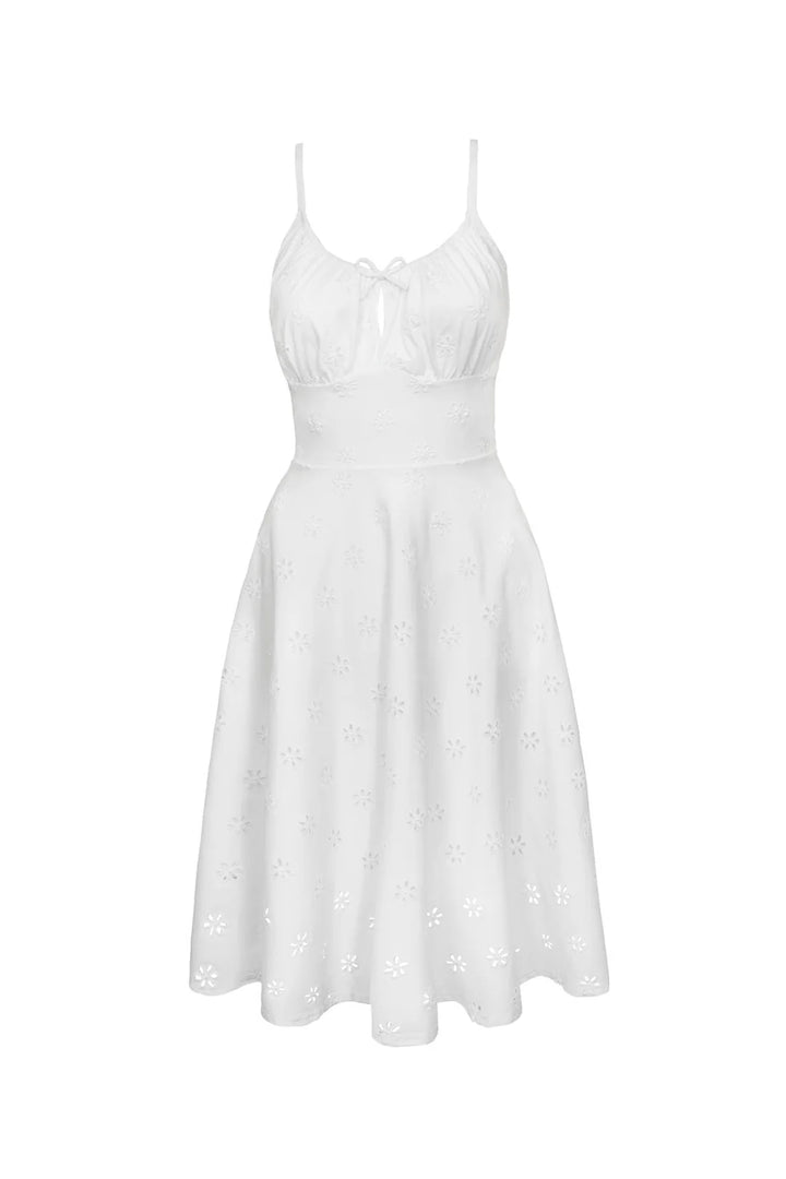 PREORDER - Sammy Jo Dress in White - Expected dispatch date 16th of June