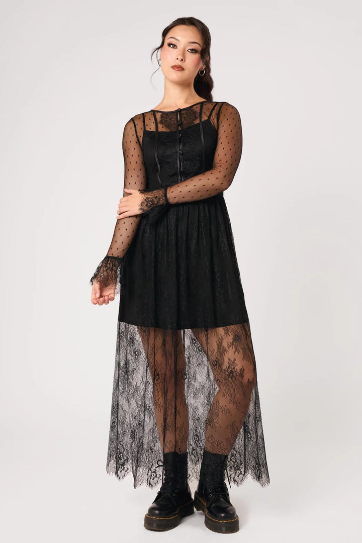 PREORDER - Dark Knight Midi Dress - Expected dispatch date 8th of September