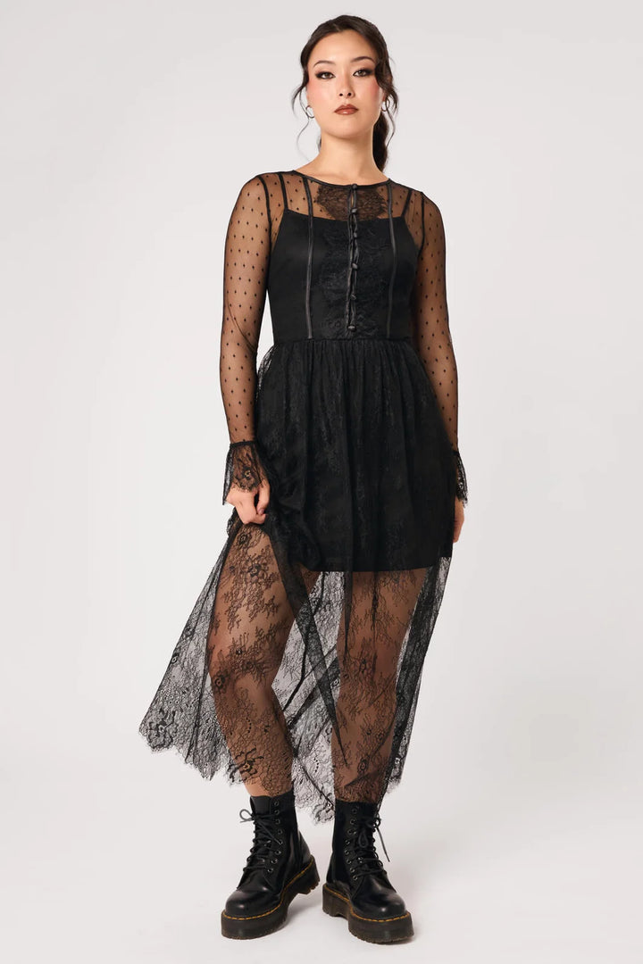 PREORDER - Dark Knight Midi Dress - Expected dispatch date 8th of September