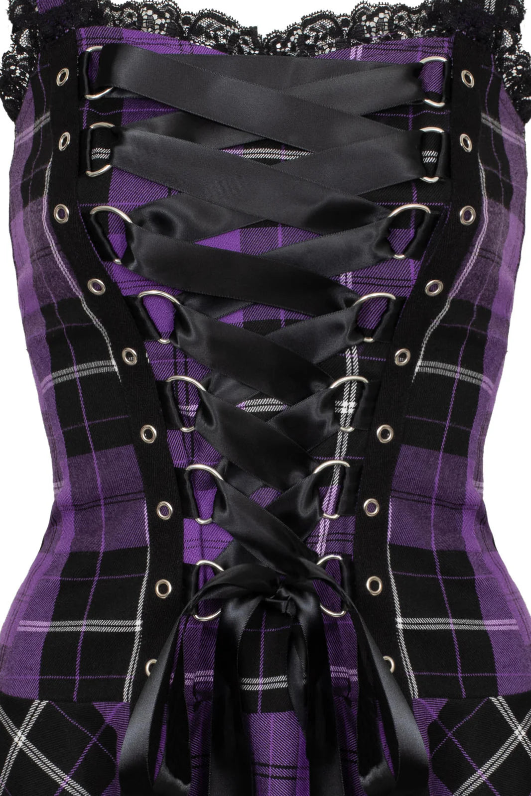 PREORDER - Harley Purple Tartan Dress - Expected dispatch 27th March