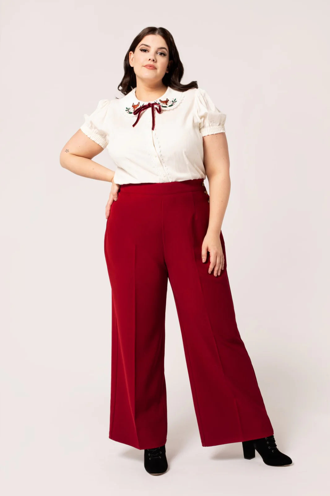 PREORDER - Red Ginger Swing Trousers - Estimated dispatch 30th of June