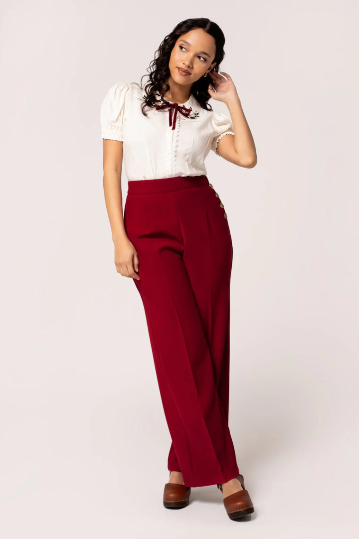 PREORDER - Red Ginger Swing Trousers - Estimated dispatch 30th of June