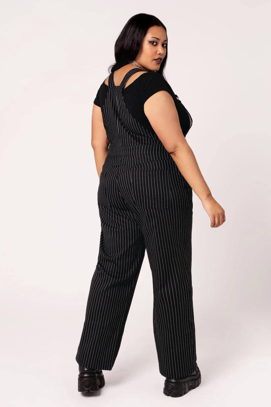 PREORDER - Pinstripe Dungarees - Estimated dispatch 2nd of February