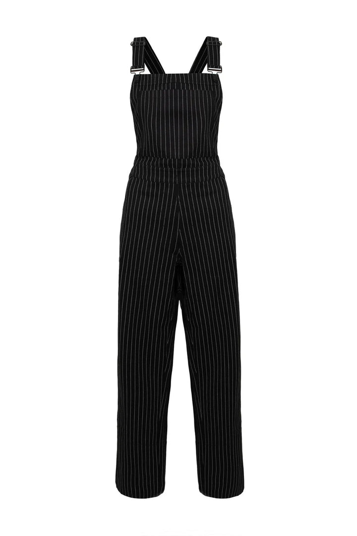 PREORDER - Pinstripe Dungarees - Estimated dispatch 2nd of February