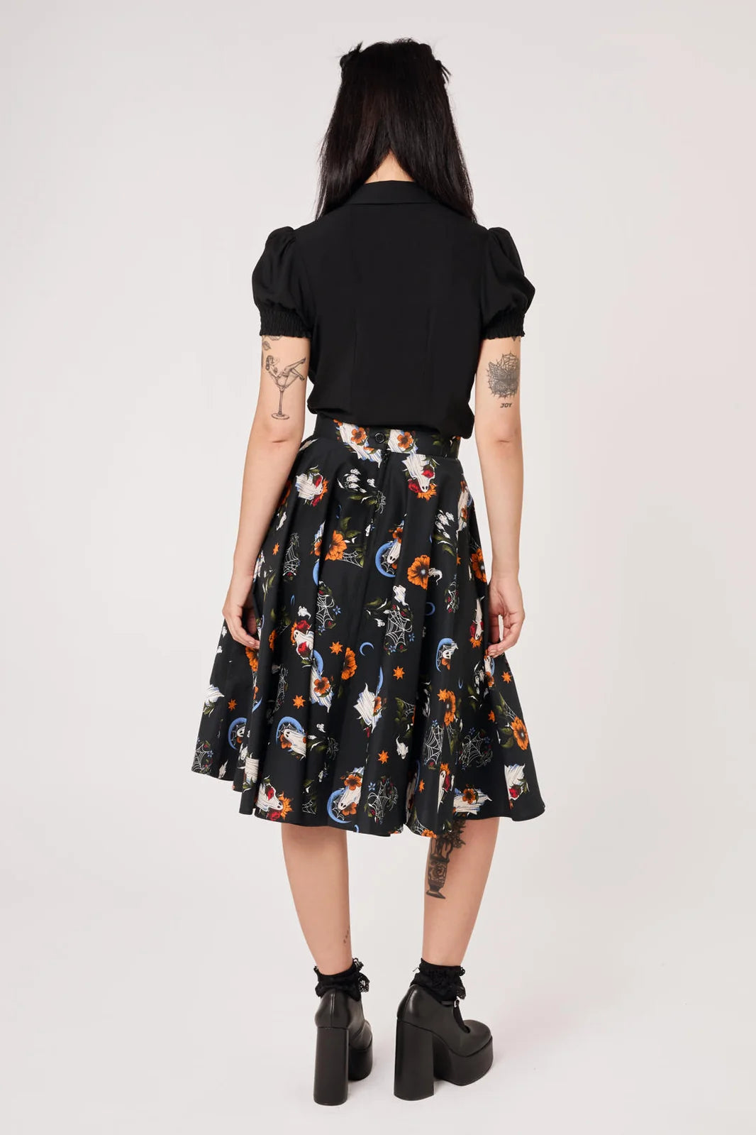 PREORDER - Ghost Flower Skirt - Estimated dispatch date 14th of August