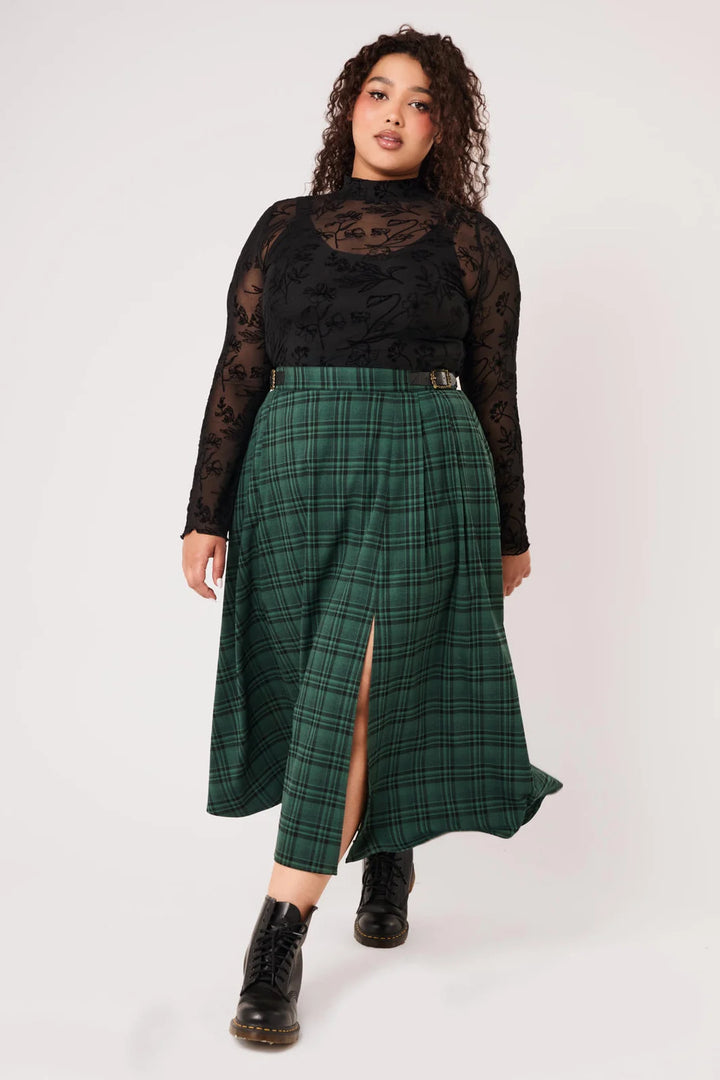 PREORDER - Eden Plaid Skirt - Estimated dispatch date 7th of October