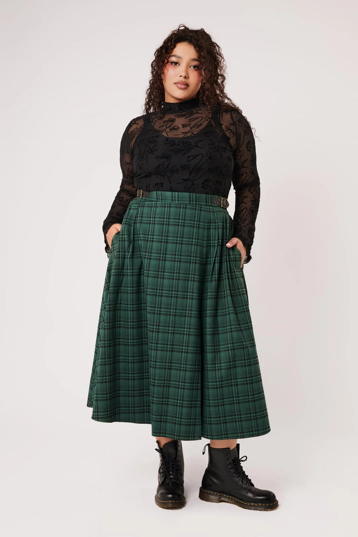 PREORDER - Eden Plaid Skirt - Estimated dispatch date 7th of October