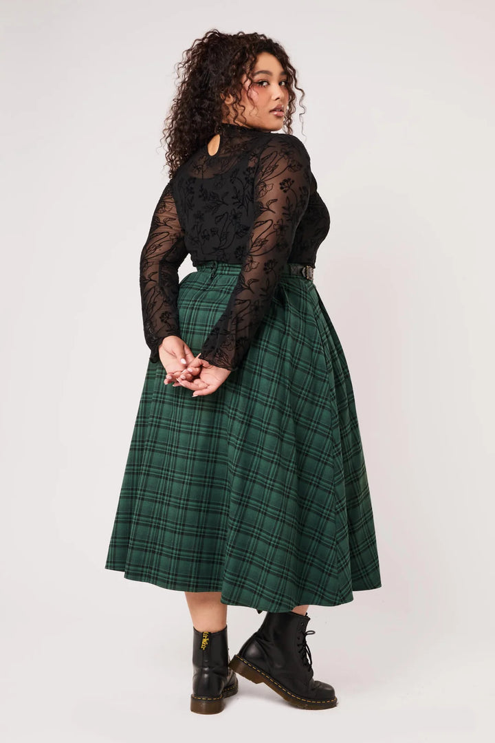 PREORDER - Eden Plaid Skirt - Estimated dispatch date 7th of October