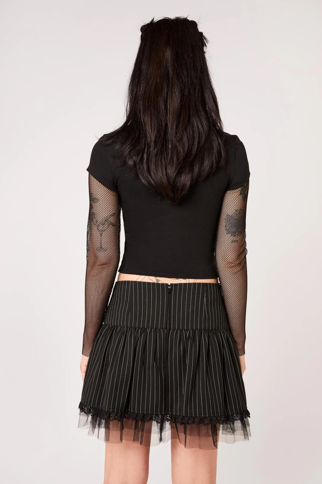 PREORDER - Pinestripe Quinzel Skirt - Estimated dispatch date 25th of August