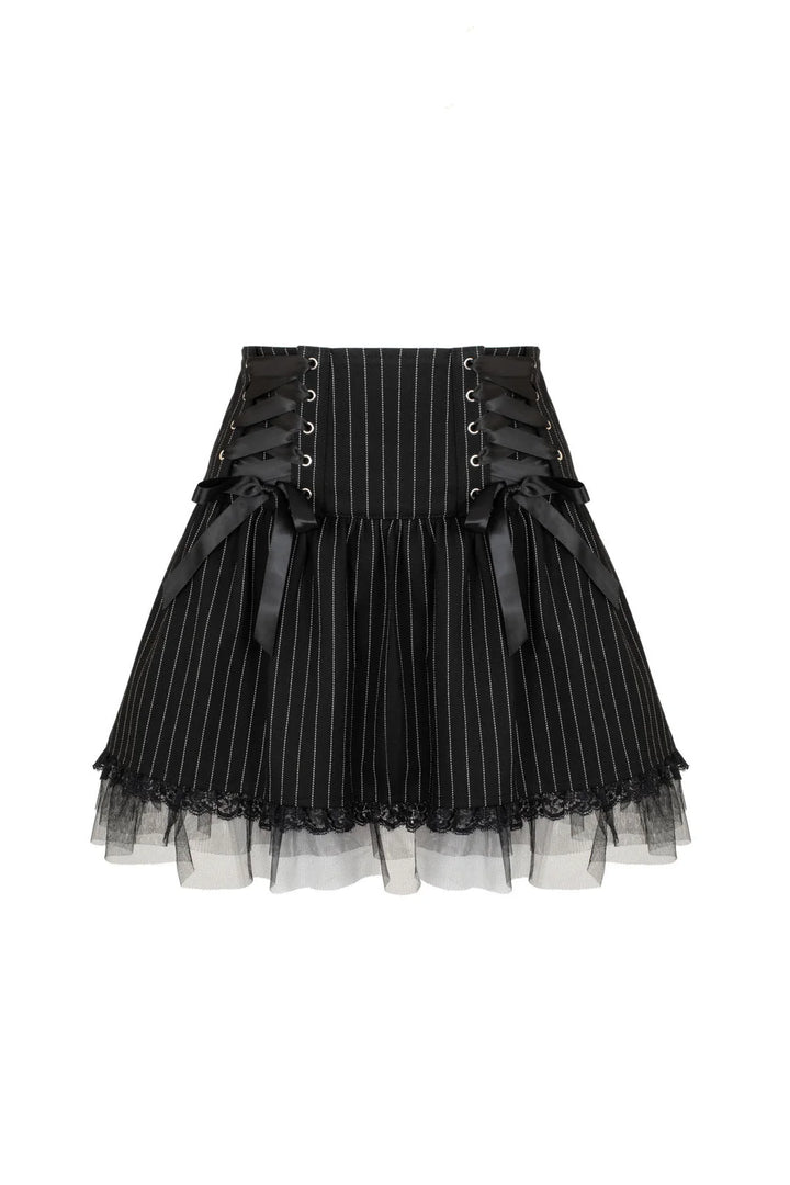 PREORDER - Pinestripe Quinzel Skirt - Estimated dispatch date 25th of August