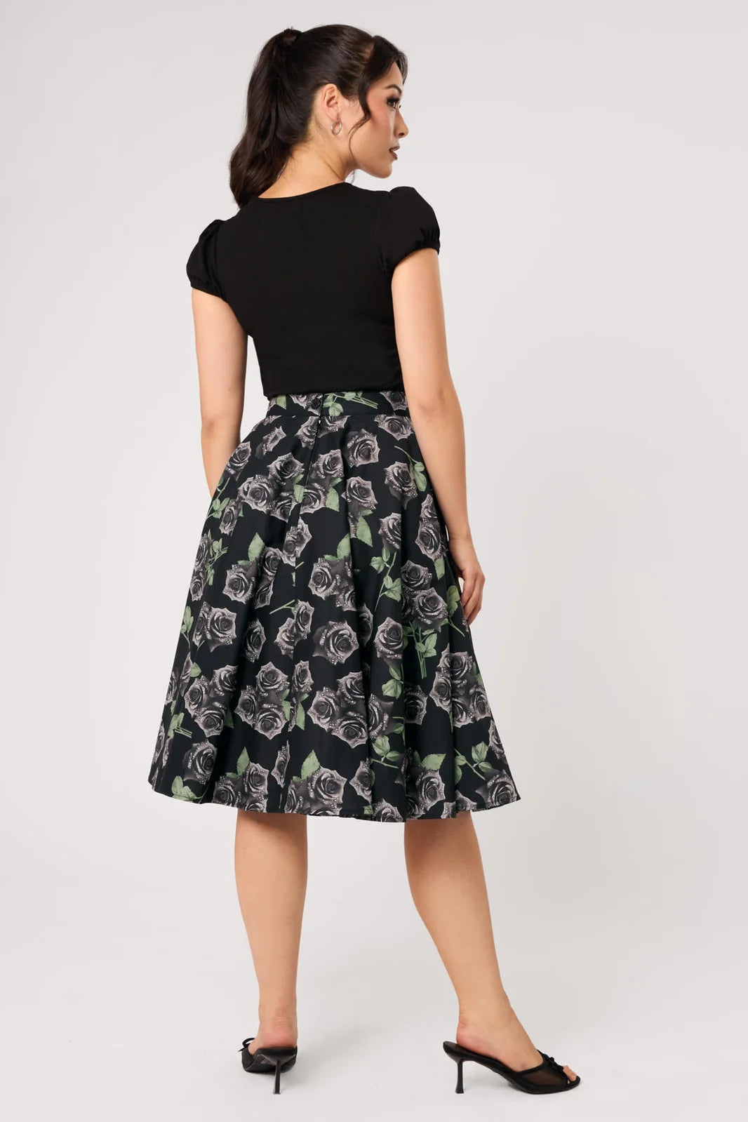 PREORDER - Romance Noire Skirt - Estimated dispatch date 8th of September