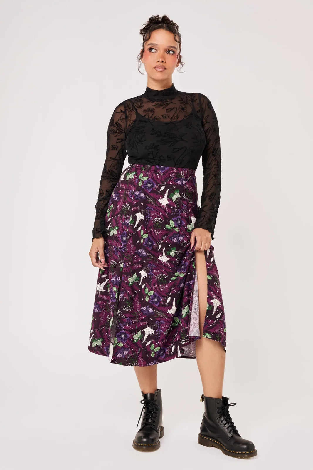 PREORDER - Deadly Bouquet Skirt - Estimated dispatch date 8th of September