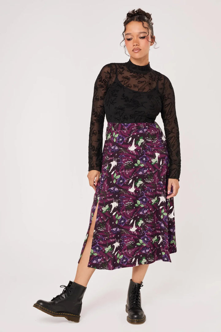 PREORDER - Deadly Bouquet Skirt - Estimated dispatch date 8th of September