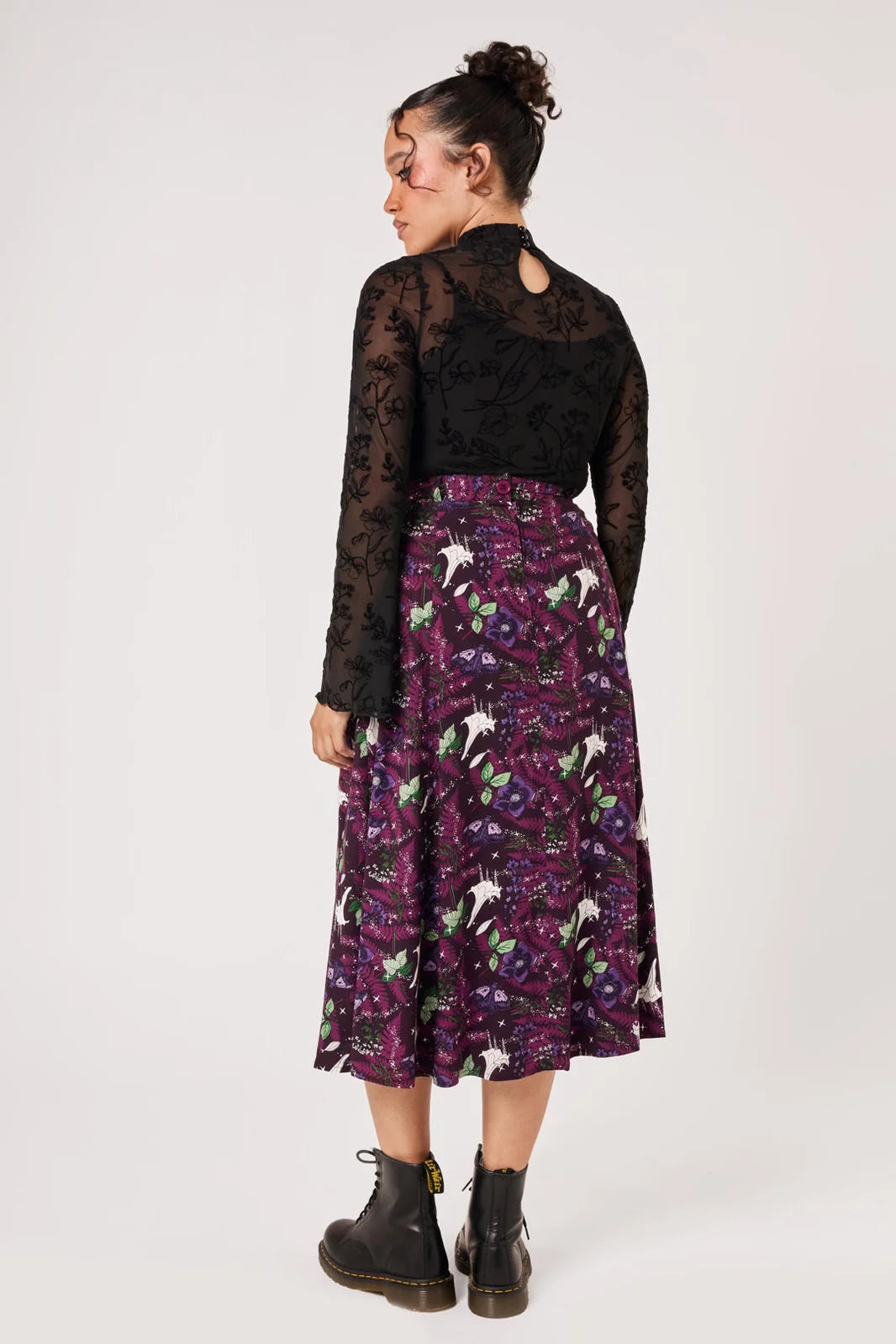 PREORDER - Deadly Bouquet Skirt - Estimated dispatch date 8th of September