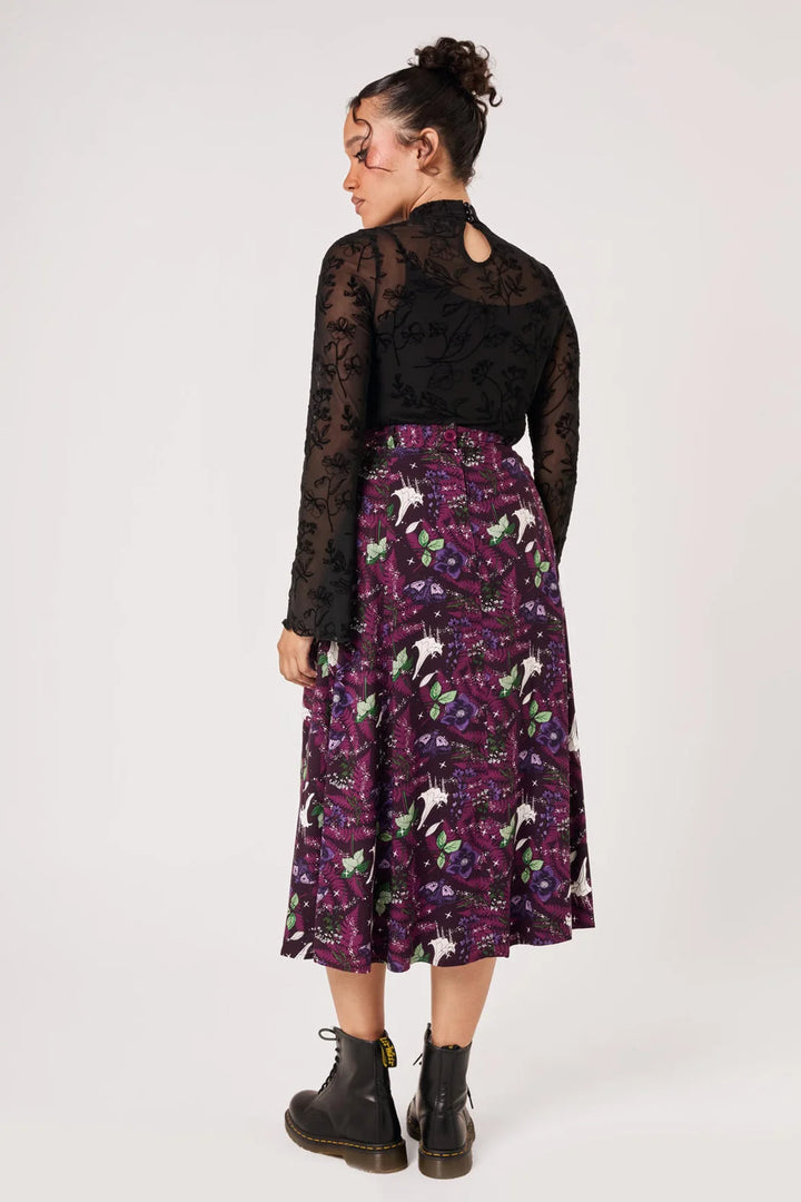 PREORDER - Deadly Bouquet Skirt - Estimated dispatch date 8th of September