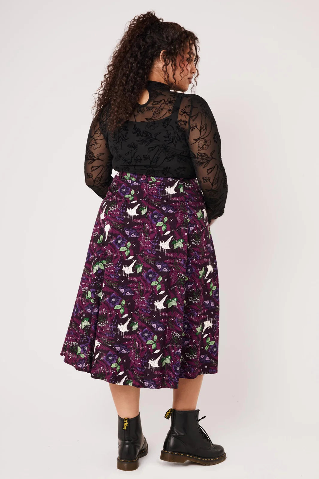 PREORDER - Deadly Bouquet Skirt - Estimated dispatch date 8th of September