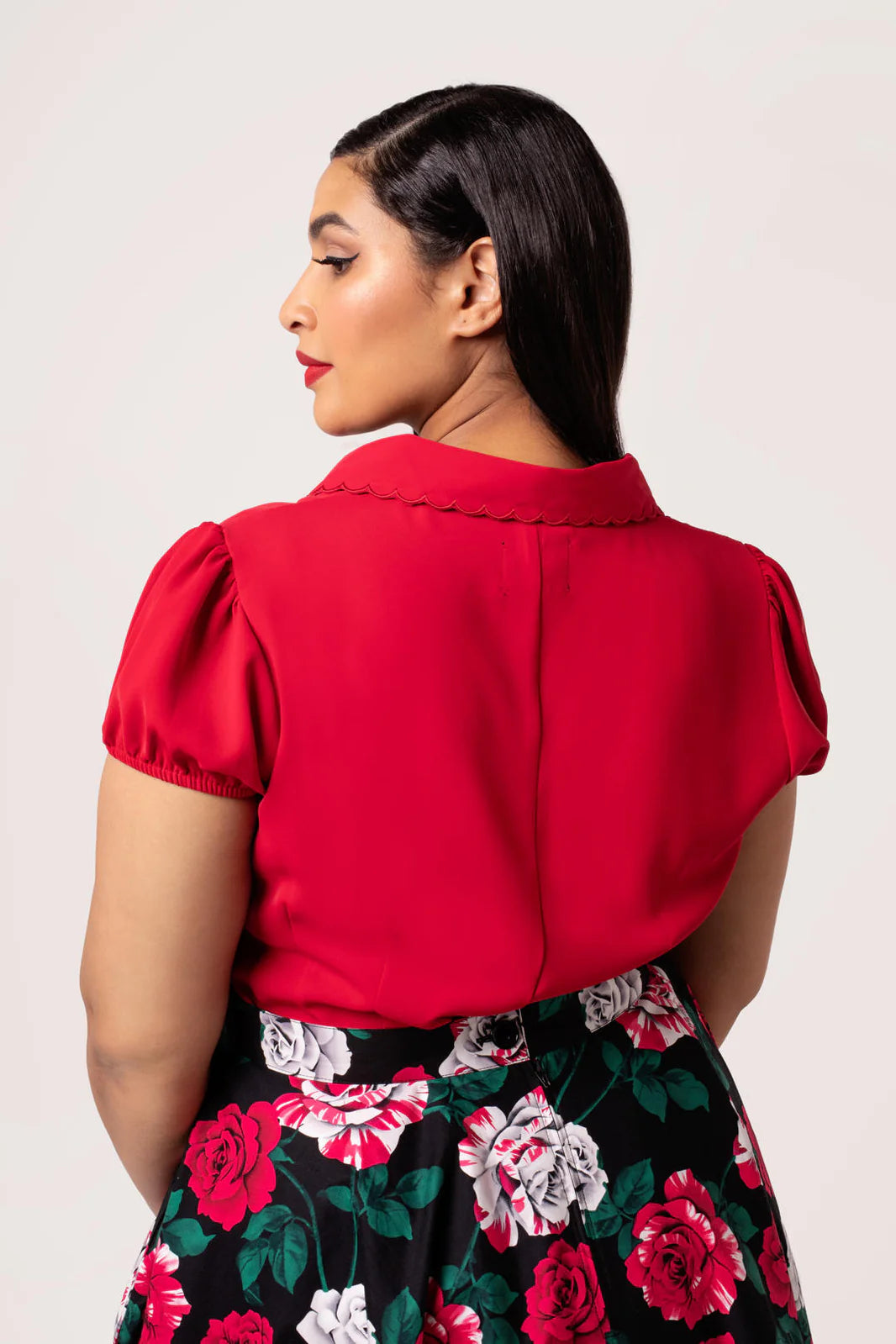 Maddy Blouse in Red - Preorder for dispatch 12th of September