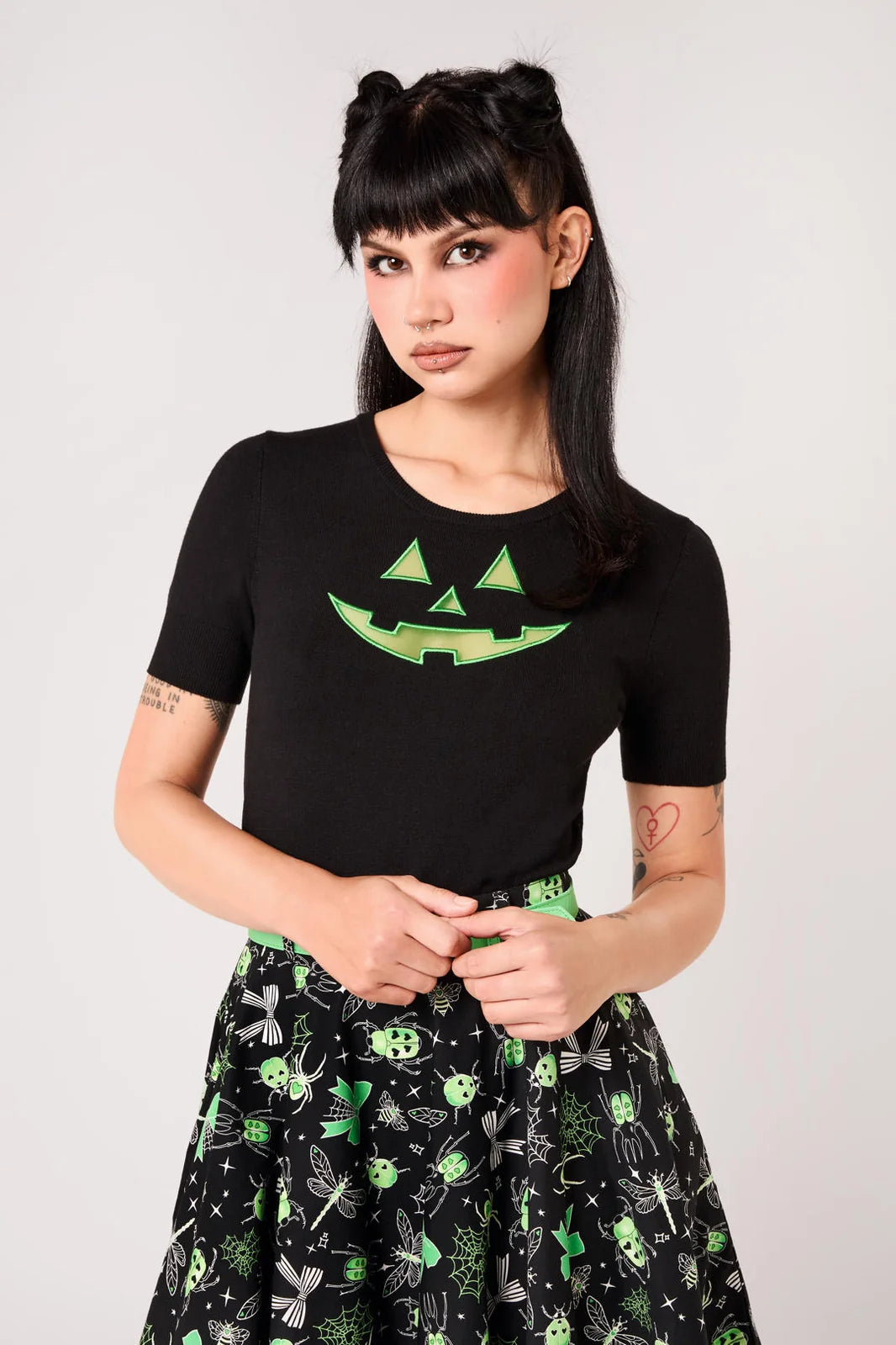PREORDER - Jack-O-Lantern Top - Estimated dispatch date 15th of September