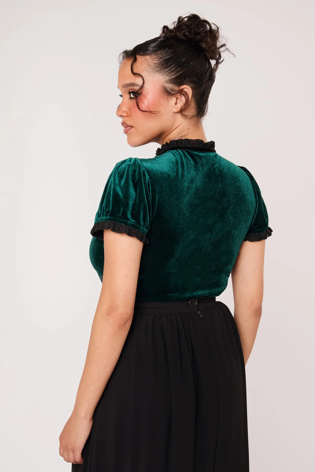 PREORDER - Mourning Top in Green - Estimated dispatch 21st of October