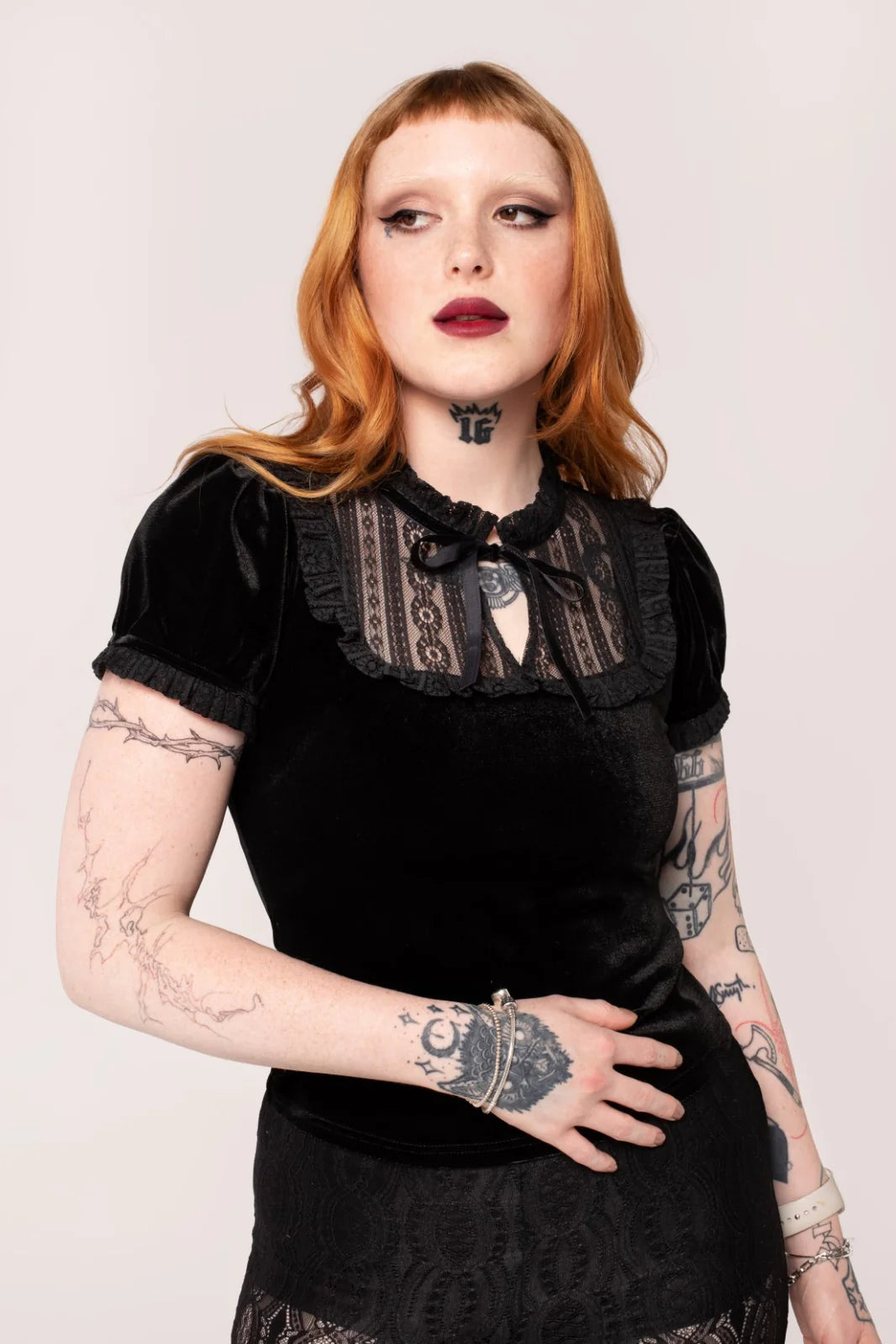 PREORDER - Black Mourning Top - Estimated dispatch 30th of June