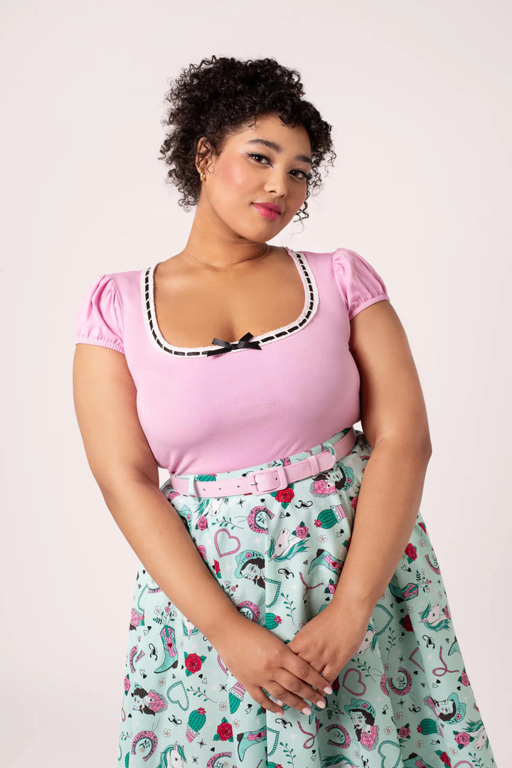 PREORDER - Gracie Top in Pink - Estimated dispatch 2nd of February