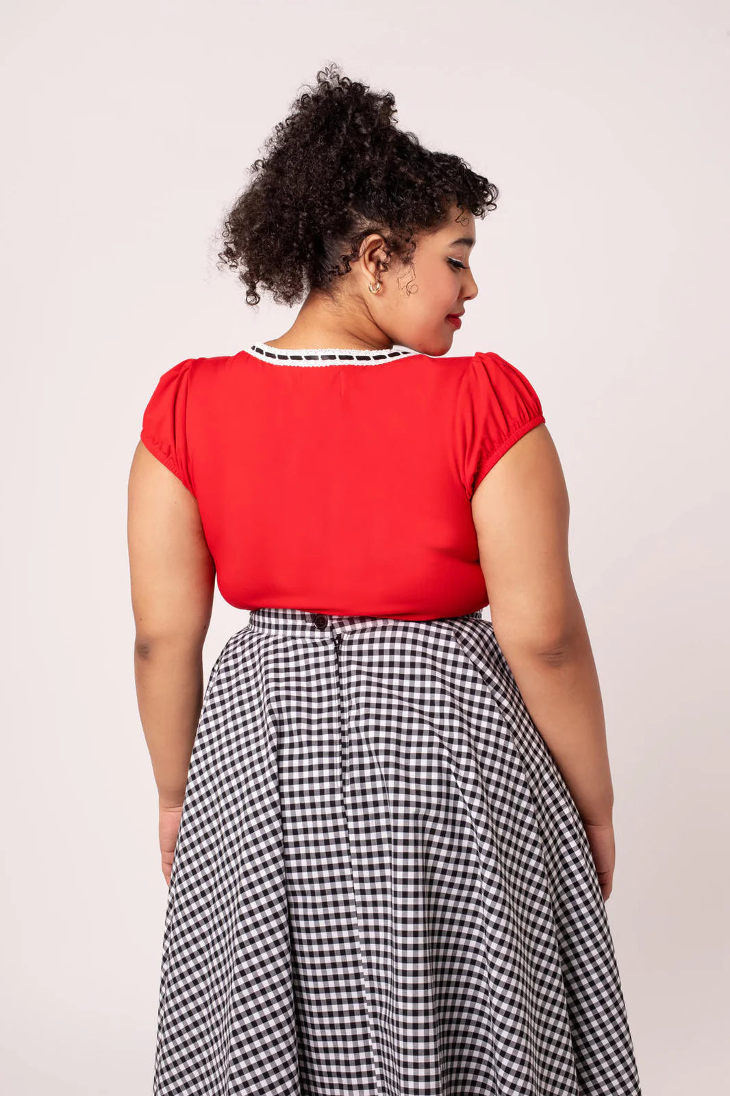 PREORDER - Gracie Top in Red - Estimated dispatch 2nd of February