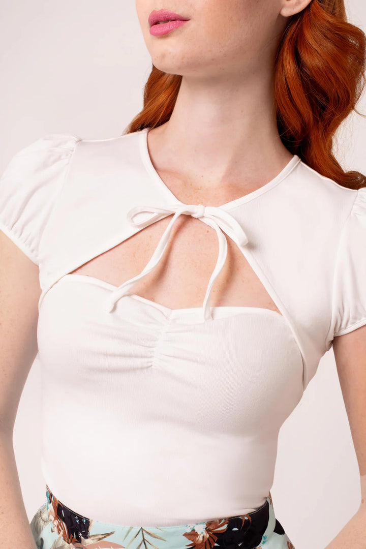 PREORDER - Priscilla Top Ivory - Estimated dispatch 3rd of March