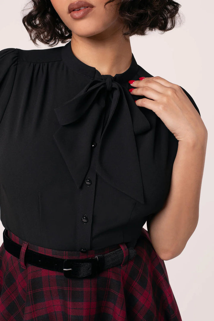 PREORDER - Turner Blouse in Black - Expected dispatch 6th October