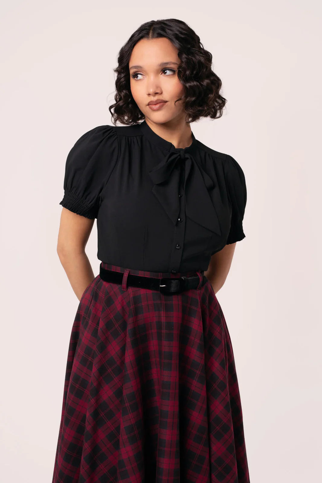 PREORDER - Turner Blouse in Black - Expected dispatch 6th October