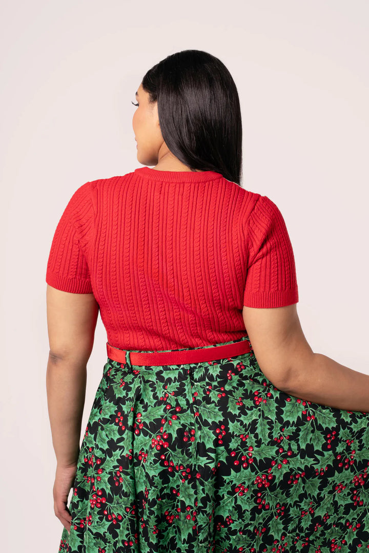 PREORDER - Poinsettia Top - Expected dispatch 6th October