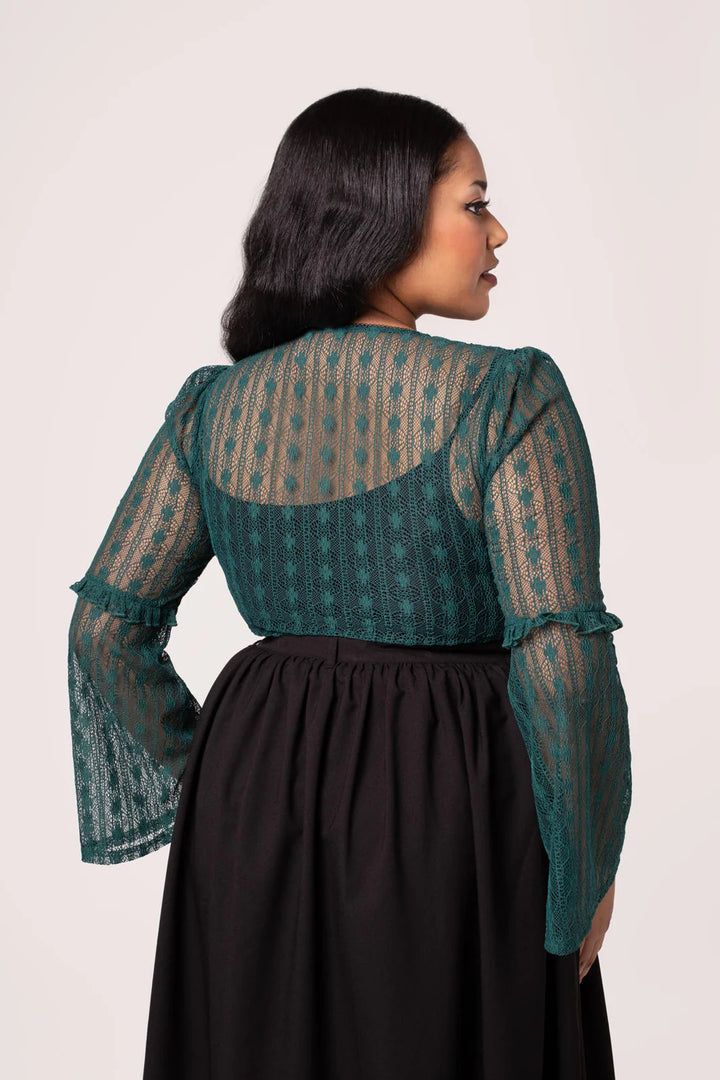 Rhianne Top in Green - Preorder for dispatch 12th September