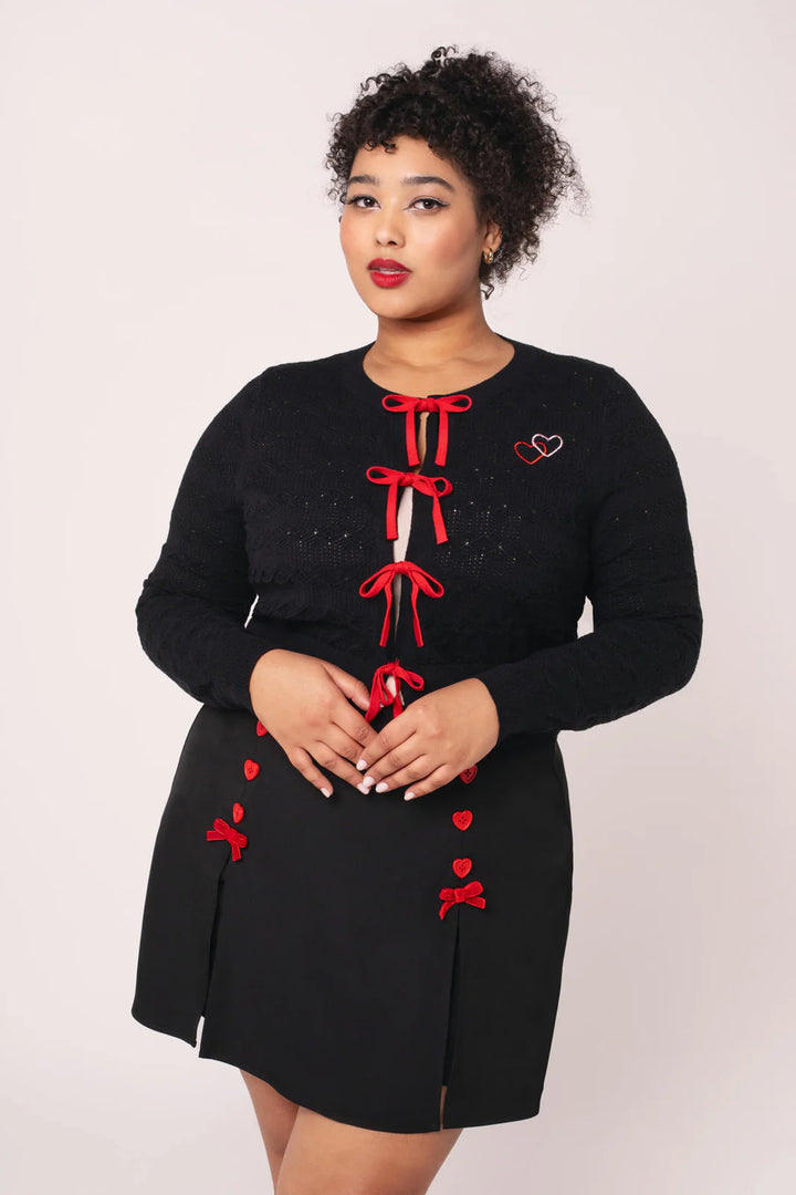 PREORDER - Lucie Cardigan Black - Estimated dispatch 3rd of March