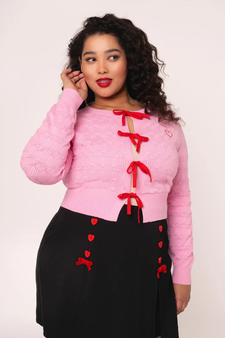 PREORDER - Lucie Cardigan Pink - Estimated dispatch 3rd of March